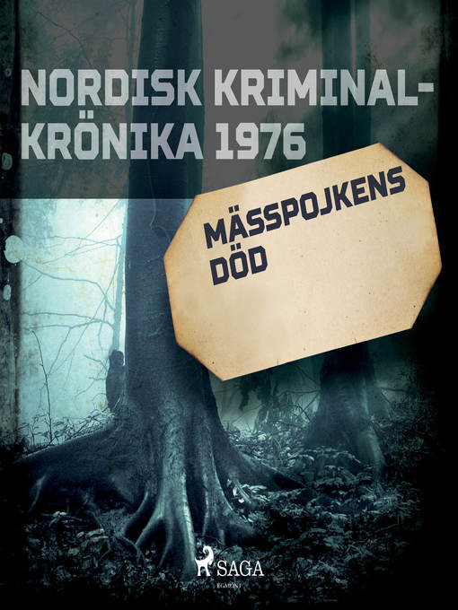 Title details for Mässpojkens död by Diverse - Wait list